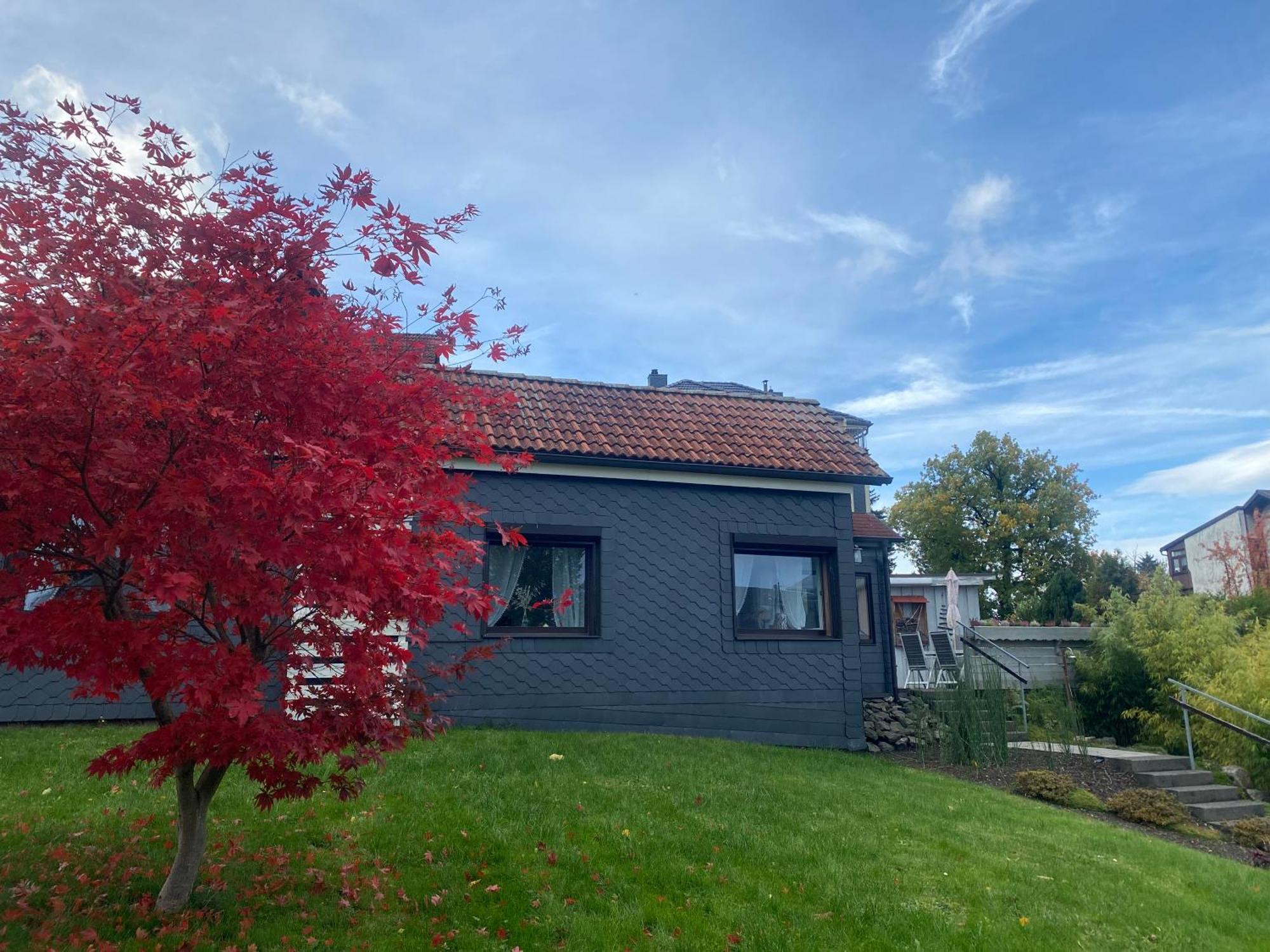 Ferienhaeuschen Gartenblick Friedrichroda Buitenkant foto